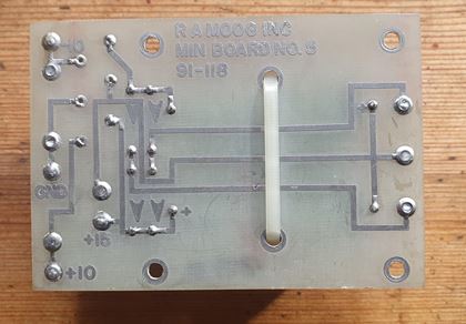 Moog-Early R A Minimoog Power Board #5 